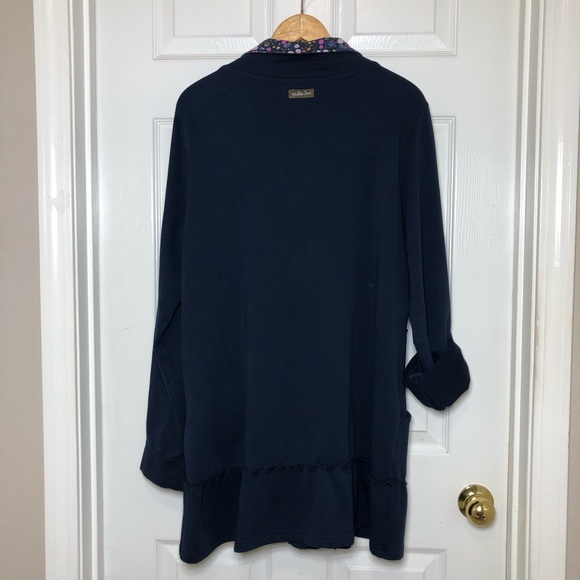 Matilda Jane A Million Little Things Cotton Blend Pockets Zipper Button Jacket L - Picture 9 of 16